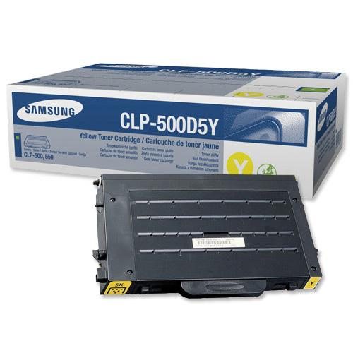 Заправка картриджа Samsung CLP-500D5Y (Yellow)